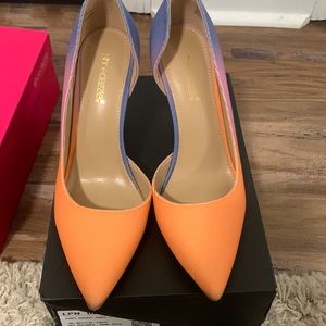 Size 11 ombre heels never worn